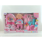 Muñeca Baby Kids I Love Interactiva con accesorios